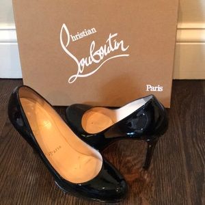 CHRISTIAN LOUBOUTIN patent leather pumps